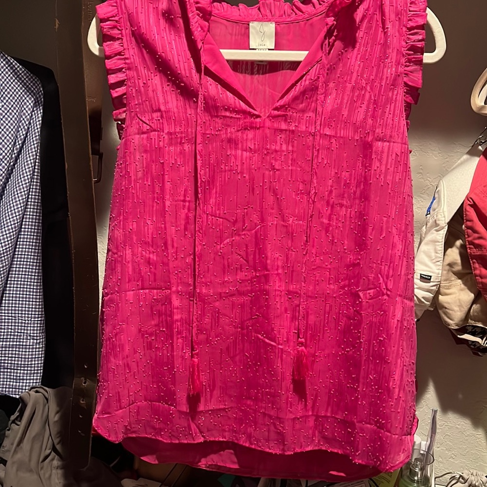 Pink Chiffon Top